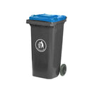 GPC Industries 120 Litre Wheelie Bin with Coloured Lid - IndustraCare