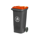 GPC Industries 120 Litre Wheelie Bin with Coloured Lid - IndustraCare