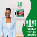 AED 3D Projecting Sign 43x20cm - IndustraCare