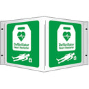 AED 3D Projecting Sign 43x20cm - IndustraCare