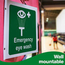 Eyewash 3D Projecting Sign 43x20cm - IndustraCare