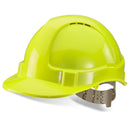 B-Brand Vented Safety Helmet - Saturn Yellow - IndustraCare