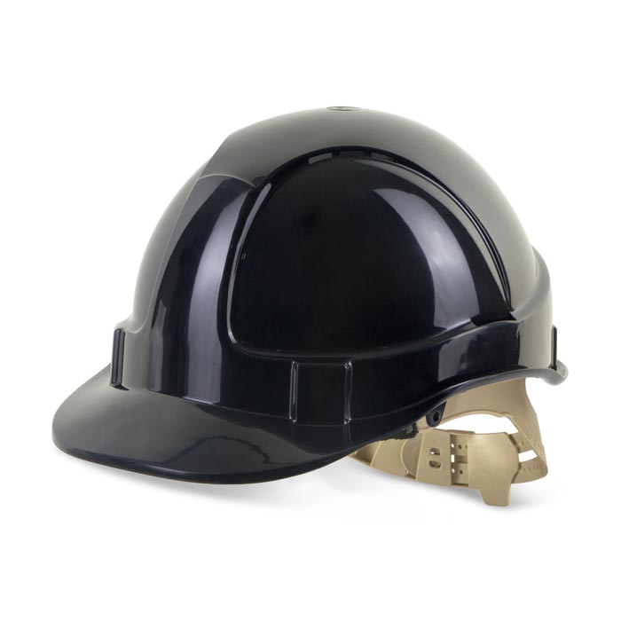 B-Brand Vented Safety Helmet - Black - IndustraCare