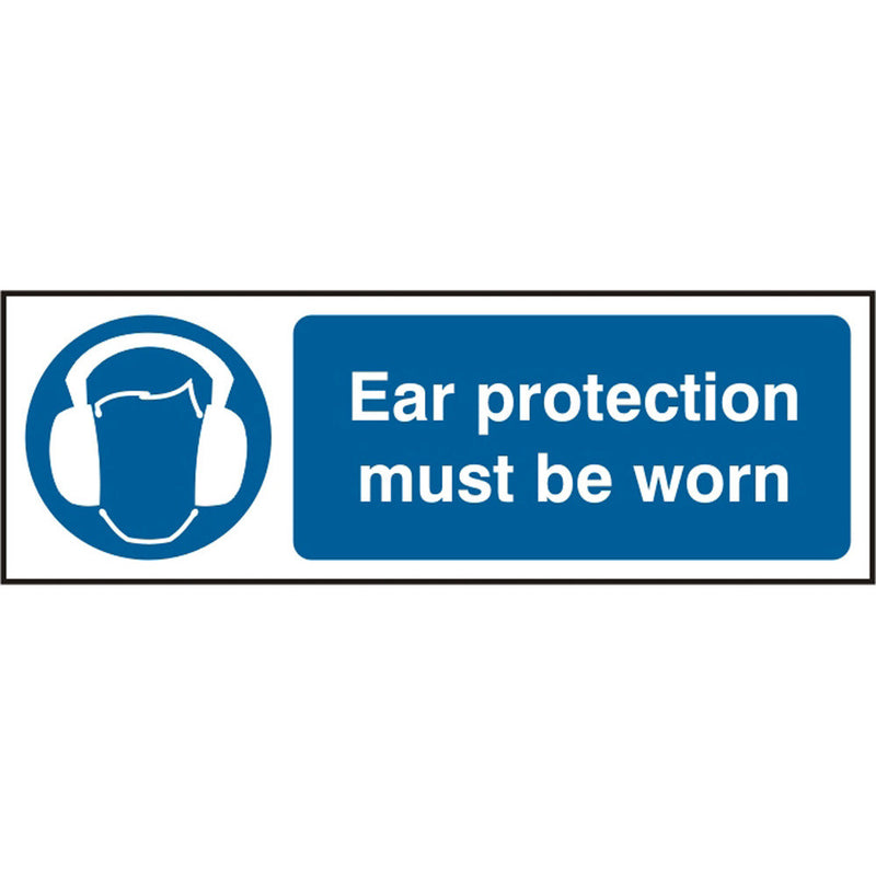 Ear Protection Must Be Worn S.A.V Sign - IndustraCare