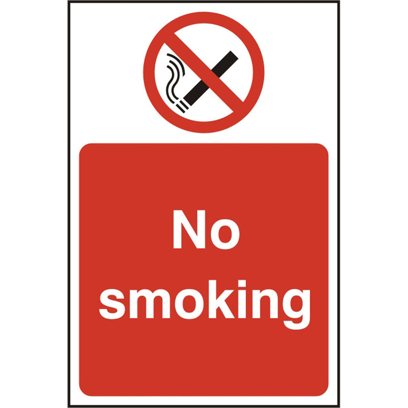 No Smoking S.A.V Safety Sign - IndustraCare
