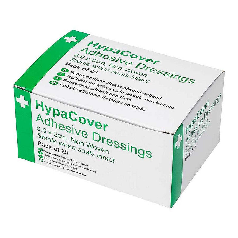 Hypacover Sterile Adhesive Dressings 8.6cm x 6cm - Pack of 25 - IndustraCare