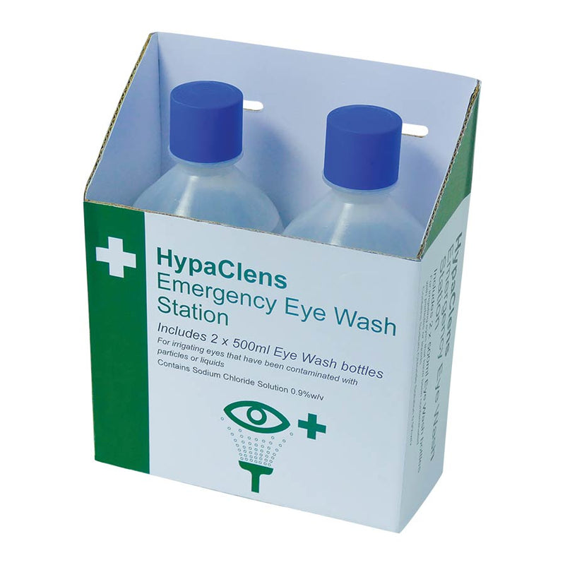 Hypaclens Value Emergency Eyewash Station (2x500ml) - IndustraCare