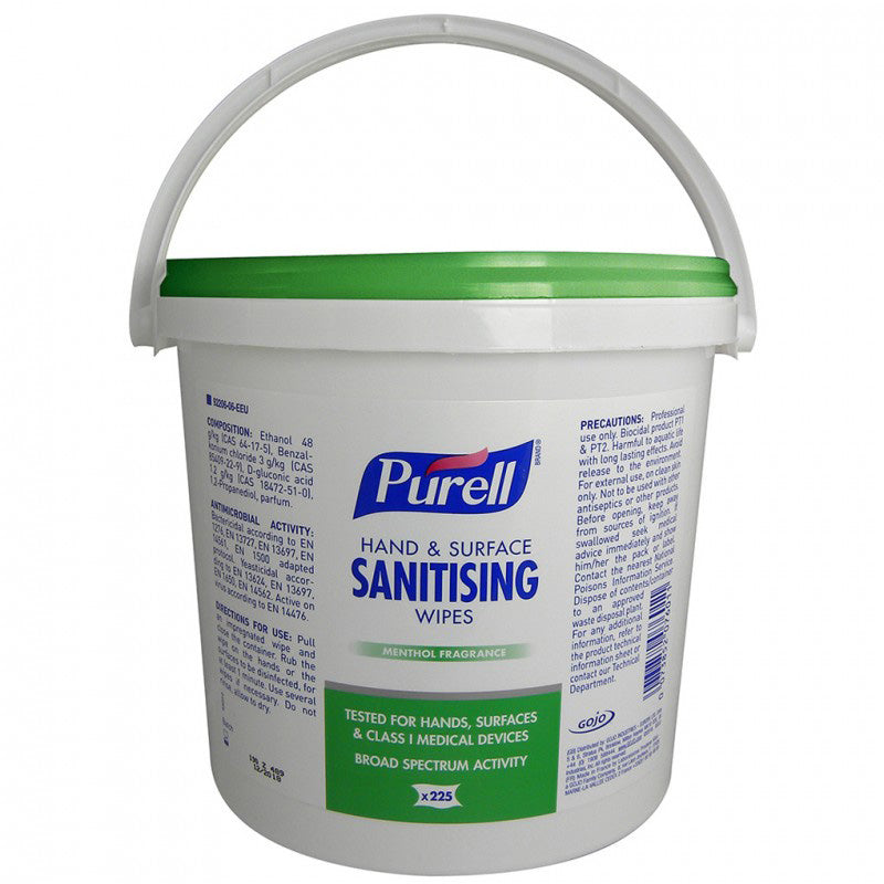 Purell Hand and Surface Sanitising Wipes (Bucket) - IndustraCare