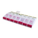 Medisure AM-PM Flip Up Push Button Pill Box - IndustraCare