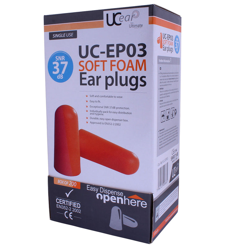 UCi Foam Ear Plugs UC-EP03 - IndustraCare
