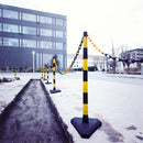 Guarda Chain Post Set - Concrete Filled Bases - IndustraCare