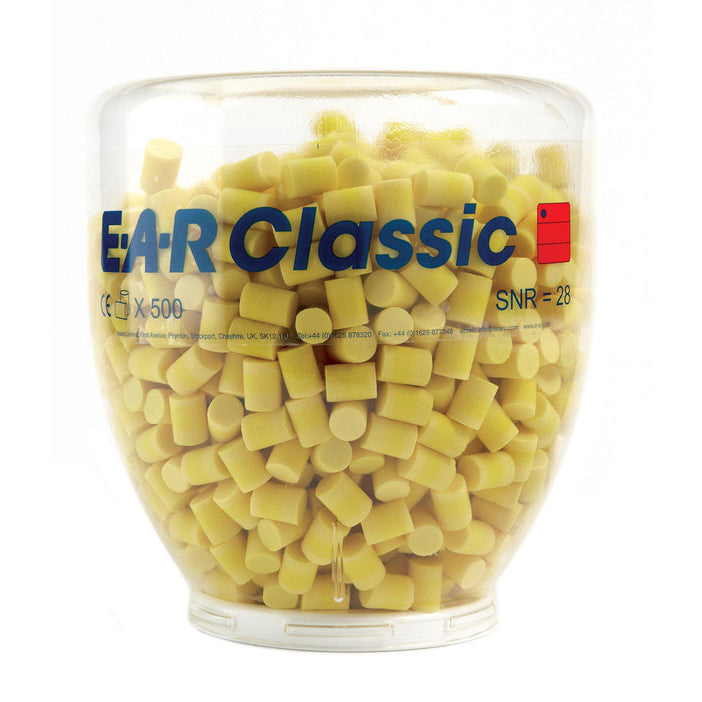 E-A-R Classic Ear Plug Refill Bottle 500 Pack - IndustraCare