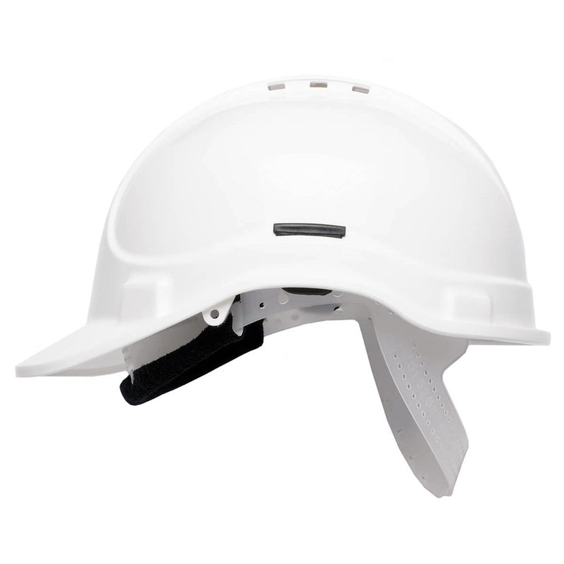 Scott Vented Safety Helmet - White - IndustraCare