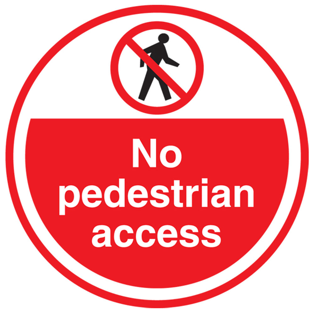 PROline Floor Sign No Pedestrian Access IndustraCare