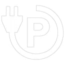 PROline Thermoplastic EV Parking Place Symbol - 700 x 800mm - White - IndustraCare