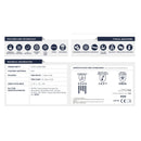 UCI Maxim Black Heavy Duty Fishscale Grip 6mm Nitrile Disposable Gloves - Box of 50 - IndustraCare