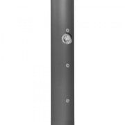 TRAFFIC-LINE Barrier Post | Heavy-Duty Steel Demarcation Bollard | Removable | Concrete In | Anthracite Grey