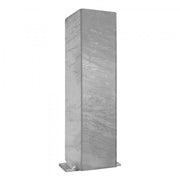 TRAFFIC-LINE Barrier Post | Heavy-Duty Steel Demarcation Bollard | Removable | Concrete In | Galvanised Finish