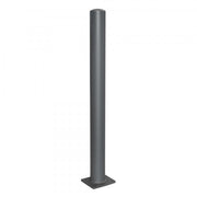 TRAFFIC-LINE Barrier Post | Heavy-Duty Steel Demarcation Bollard | Anthracite Grey | Surface Fix