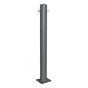 TRAFFIC-LINE Barrier Post | Heavy-Duty Steel Demarcation Bollard | Anthracite Grey | Surface Fix