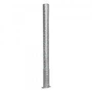 TRAFFIC-LINE Barrier Post | Heavy-Duty Steel Demarcation Bollard | Removable | Concrete In | Galvanised Finish