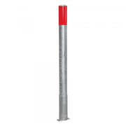 TRAFFIC-LINE Barrier Post | Heavy-Duty Steel Demarcation Bollard | Removable | Concrete In | Galvanised Finish