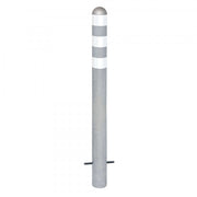 TRAFFIC-LINE EV Charging Point Protection Bollards | High-Visibility Steel Safety Posts | Concrete in
