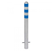 TRAFFIC-LINE EV Charging Point Protection Bollards | High-Visibility Steel Safety Posts | Concrete in