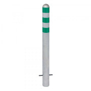 TRAFFIC-LINE EV Charging Point Protection Bollards | High-Visibility Steel Safety Posts | Concrete in