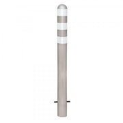 TRAFFIC-LINE EV Charging Point Protection Bollards | High-Visibility Steel Safety Posts | Concrete in