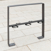Dual-Sided 5-Scooter Parking Rack | Elegant Steel E-Scooter Stand