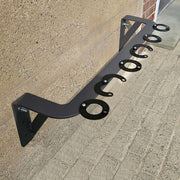 Wall-Mounted 6-Scooter Parking Rack | Elegant Steel E-Scooter Stand