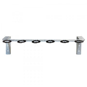 Wall-Mounted 6-Scooter Parking Rack | Elegant Steel E-Scooter Stand