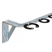 Wall-Mounted 6-Scooter Parking Rack | Elegant Steel E-Scooter Stand