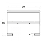 Dual-Sided 5-Scooter Parking Rack | Elegant Steel E-Scooter Stand