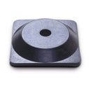 Guarda Chain Post - Hard Rubber Square Base - IndustraCare