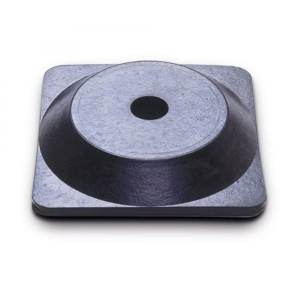 Guarda Chain Post - Hard Rubber Square Base