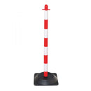 Guarda Chain Post - Hard Rubber Square Base - IndustraCare