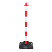 Guarda Chain Post - Hard Rubber Square Base - IndustraCare