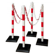 GUARDA-Plus Chain Post Set | Heavy-Duty Plastic Demarcation Kit