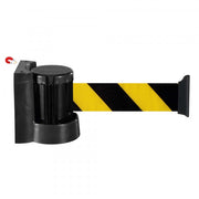 TRAFFIC-LINE Wall Mounted Belt Cartridge | Retractable Access Control Barrier | 12m