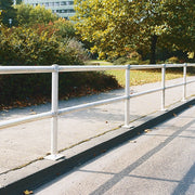 TRAFFIC-LINE Railing System | Modular Steel Traffic & Pedestrian Barrier | Classic | Surface Fix | Post Only