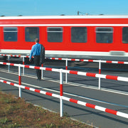 TRAFFIC-LINE Railing System | Modular Steel Traffic & Pedestrian Barrier | Lateral Rail 48mm Ø
