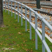 TRAFFIC-LINE Railing System | Modular Steel Traffic & Pedestrian Barrier | Urban | Concrete in | Post Only