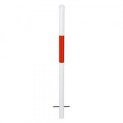 TRAFFIC-LINE Railing System | Modular Steel Traffic & Pedestrian Barrier | Classic | Concrete In | Post Only