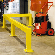 BLACK BULL HD Impact Protection Railing System | Heavy-Duty Modular Steel Barrier | 500mmH | Outdoor Use