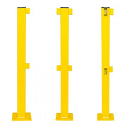 BLACK BULL MD Impact Protection Railing System | Medium-Duty Steel Modular Barrier - Outdoor