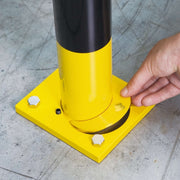 BLACK BULL Removable Protection Guards - Indoor Use | Quick-Release Steel Impact Barriers