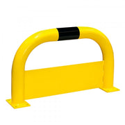 BLACK BULL Corner Protection Guard XL with Under-run Protection | Heavy-Duty Steel Corner Impact Barrier