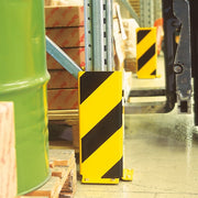 BLACK BULL Heavy Duty Pallet Racking Protectors (Standard & Guide Roller Models) | Steel Impact Guards